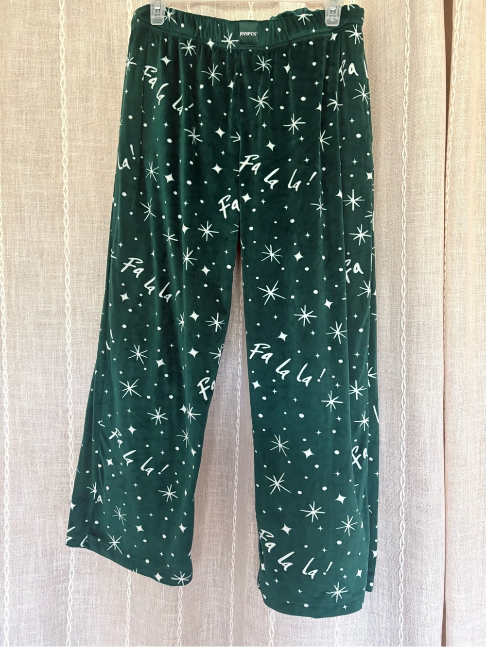 Holiday Green Plush Pajama Pants